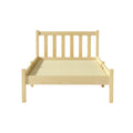 Artiss Single Bed Frame Wooden Oak Sofie