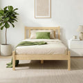 Artiss Single Bed Frame Wooden Oak Sofie