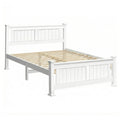 Artiss Wooden Bed Frame DOUBLE White RIO