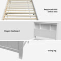 Artiss KING SINGLE Bed Frame Wood 2 Storage Drawers White