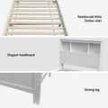 Artiss King Single Bed Frame Wood 2 Storage Drawers White