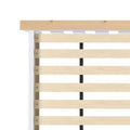 Artiss Wooden Bed Frame DOUBLE White PONY