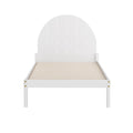 Artiss Wooden Bed Frame KING SINGLE White DALY