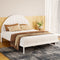 Artiss Bed Frame QUEEN White Wooden DALY