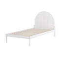 Artiss Single Bed Frame Wooden White DALY