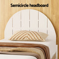 Artiss Single Bed Frame Wooden White DALY
