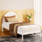 Artiss Single Bed Frame Wooden White DALY