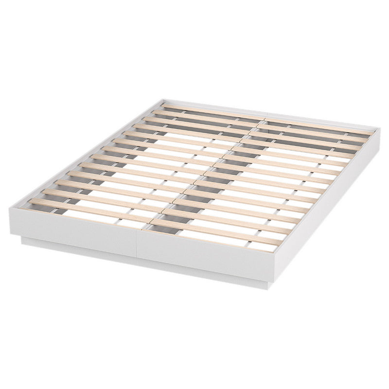 Artiss DOUBLE Bed Frame 16 Colour LED Light Wooden Platform