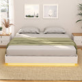 Artiss DOUBLE Bed Frame 16 Colour LED Light Wooden Platform