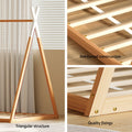 Artiss Kids Wooden House Bed Frame Single Oak ENID