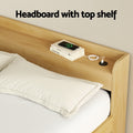 Artiss Bed Frame Double Size 2 Drawers Charging Ports AURA