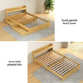Artiss Bed Frame Double Size 2 Drawers Charging Ports AURA