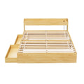 Artiss Queen Bed Frame with Charging Ports 2 Drawers