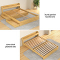 Artiss Queen Bed Frame with Charging Ports 2 Drawers
