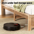 Artiss Single Bed Frame Wooden Walnut