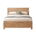 Artiss Single Bed Frame Wooden Walnut