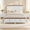 Artiss Double Wooden Bed Frame and 2 Bedside Table Bedroom Furniture Set