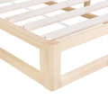 Artiss Bed Frame KING Size Pine Timber Wooden Base Mattress Platform