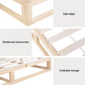 Artiss Bed Frame KING Size Pine Timber Wooden Base Mattress Platform