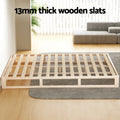 Artiss QUEEN Bed Frame Wooden Pine Timber Platform Mattress Base