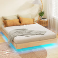 Artiss DOUBLE Bed Frame Floating Wooden Platform Timber Mattress Base
