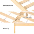 Artiss DOUBLE Bed Frame Rattan Wooden RITA