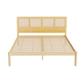 Artiss QUEEN Bed Frame Rattan Wood RITA
