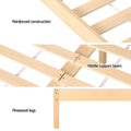 Artiss QUEEN Bed Frame Rattan Wood RITA
