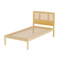 Artiss Single Bed Frame Rattan Wooden RITA