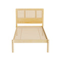 Artiss Single Bed Frame Rattan Wooden RITA