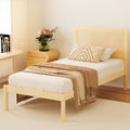 Artiss Single Bed Frame Rattan Wooden RITA