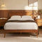 Artiss QUEEN Bed Frame Wooden Walnut Splay Base