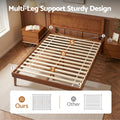 Artiss QUEEN Bed Frame Wooden Walnut Splay Base