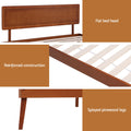Artiss QUEEN Bed Frame Wooden Walnut Splay Base