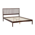 Artiss DOUBLE Bed Frame Wooden Walnut Timber Platform VISE
