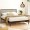 Artiss DOUBLE Bed Frame Wooden Walnut Timber Platform VISE