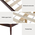 Artiss DOUBLE Bed Frame Wooden Walnut Timber Platform VISE