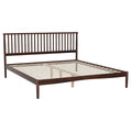 Artiss KING Bed Frame Wooden Timber Walnut Mattress Platform
