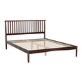 Artiss QUEEN Bed Frame Wooden Timber Walnut Base Platform VISE