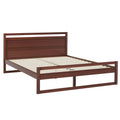 Artiss Bed Frame QUEEN Wooden Walnut WITTON