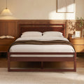 Artiss Bed Frame QUEEN Wooden Walnut WITTON