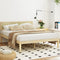 Artiss DOUBLE Bed Frame Wooden Base Mattress Platform Pine YUMI