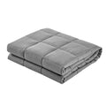 Giselle Weighted Blanket 7kg Grey Deep Sleep Relaxation
