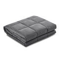 Giselle Weighted Blanket 9kg Adult Grey Queen Size