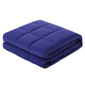 Giselle Weighted Blanket 9kg Kids Adults Blue Gravity Calm
