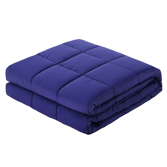Giselle Weighted Blanket 9kg Kids Adults Blue Gravity Calm