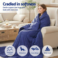 Giselle Weighted Blanket 9kg Kids Adults Blue Gravity Calm