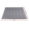 Giselle Bedding Weighted Blanket Fleece Sherpa Heavy Blanket 4.5KG