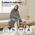 Giselle 6.8kg Weighted Blanket Sherpa Fleece Anti Anxiety
