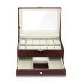 Embellir 12 Grid Watch Box Organiser Jewelry Storage Display Case
